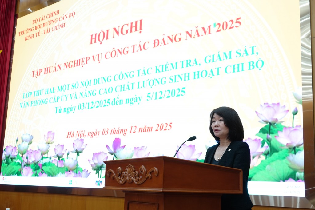 Đảng uỷ Bộ Tài chính tăng cường nghiệp vụ kiểm tra, giám sát cho cấp uỷ các cấp