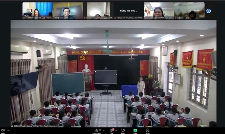 Dự giờ trực tuyến, đổi mới và nâng cao kỹ năng số. 1000045278.jpg