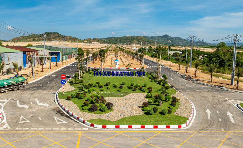 Khu Công nghiệp Tân Đức tại xã Tân Minh, tỉnh Lâm Đồng. Ảnh: Phạm Duy