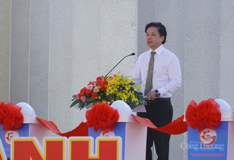 Giám đốc Ban Quản lý dự án khu vực Vũng Tàu Đoàn Hải Linh phát biểu tại Lễ khánh thành.