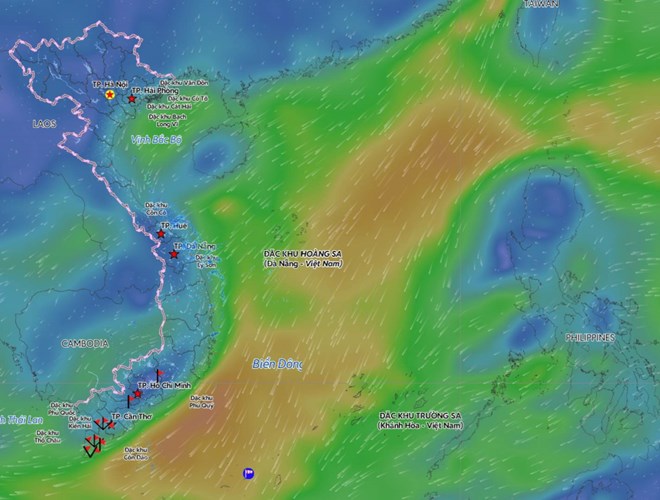Dự báo diễn biến thời tiết xấu trong hôm nay và ngày mai 28.12