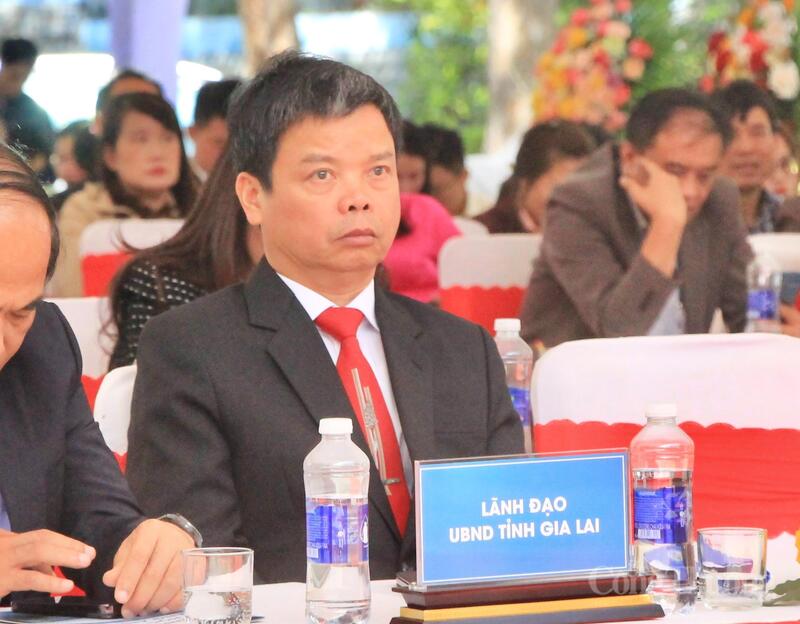 Tham dự buổi lễ có ông Nguyễn Hữu Quế - Phó Chủ tịch UBND tỉnh Gia Lai. Ảnh: Hiền Mai
