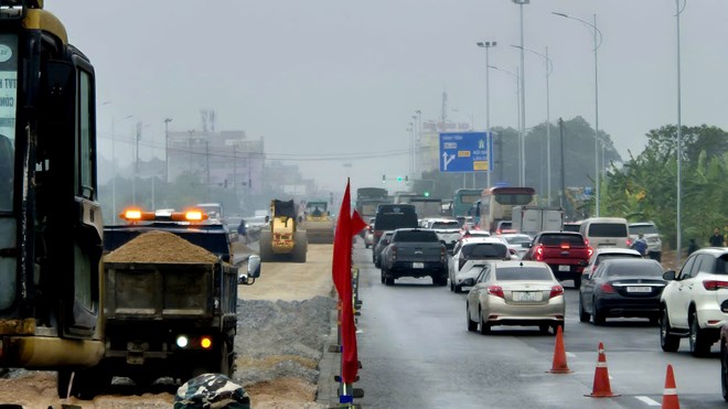 Điều chỉnh giao thông nút Quốc lộ 2 – nhánh ra cao tốc Nội Bài – Lào Cai