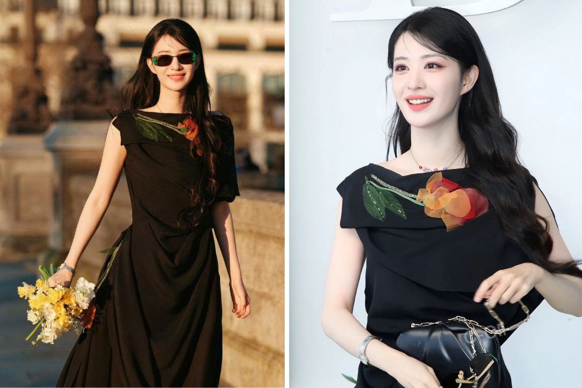 Vương Sở Nhiên tham dự show diễn của Dior với tư cách tân đại sứ. Ảnh: Xinhua