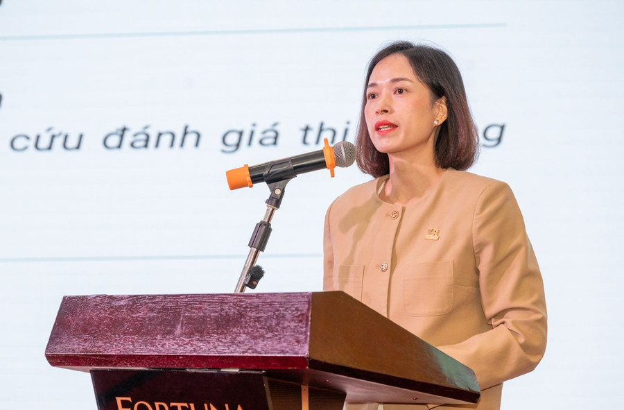 Chuyên gia Phạm Thị Miền phát biểu tại Hội thảo