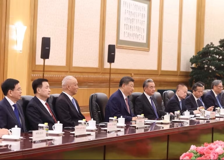 Tổng Bí thư, Chủ tịch nước Tô Lâm hội đàm với Tổng Bí thư, Chủ tịch nước Trung Quốc Tập Cận Bình Tổng Bí thư, Chủ tịch nước Tô Lâm hội đàm với Tổng Bí thư, Chủ tịch nước Trung Quốc Tập Cận Bình