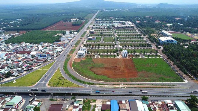 Dầu Giây là địa bàn có tiềm năng phát triển thành đô thị công nghiệp, dịch vụ đầu mối quan trọng của Đồng Nai. Ảnh: HAC