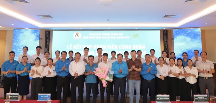 Thành lập tổ công đoàn tại khu nghỉ dưỡng thuộc Bệnh viện Đa khoa Quang Khởi