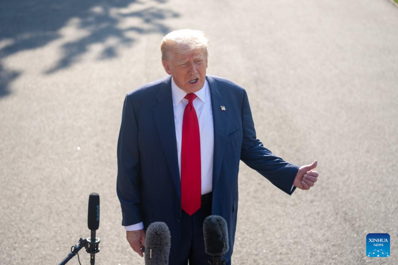 Tổng thống Mỹ Donald Trump. Ảnh: Xinhua.