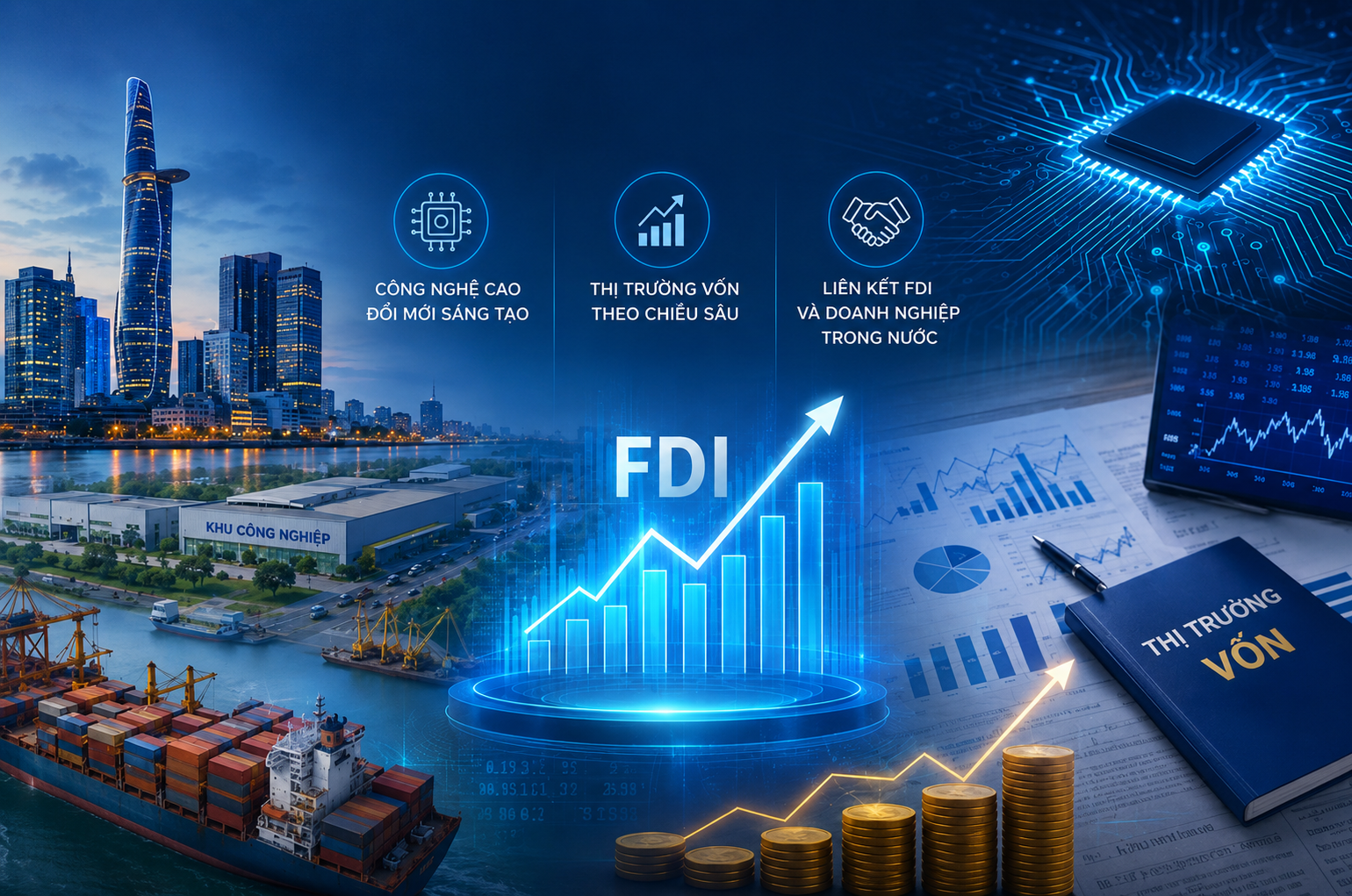 Thị trường vốn trước yêu cầu đón dòng vốn FDI chất lượng cao Thị trường vốn trước yêu cầu đón dòng vốn FDI chất lượng cao