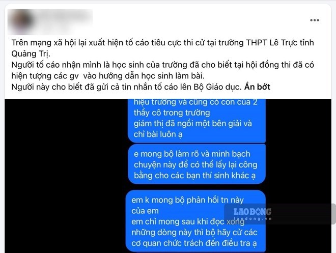 Giáo dục 24h: Xác định 9 thí sinh liên quan vụ tiêu cực thi tốt nghiệp THPT tại Quảng Trị