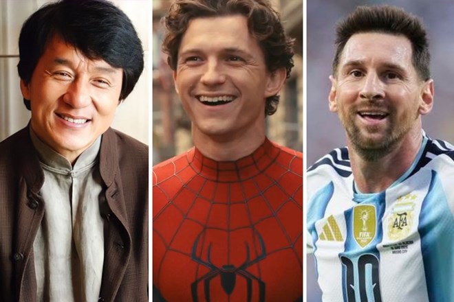 “Người Nhện” Tom Holland phấn khích khi gặp Thành Long và Lionel Messi