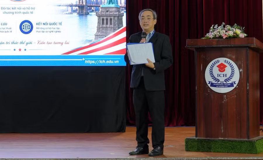Ông Nguyễn Đăng Lý – Hiệu trưởng Trường Cao đẳng Quốc tế TP.HCM. Ảnh NT. ly-1.jpg