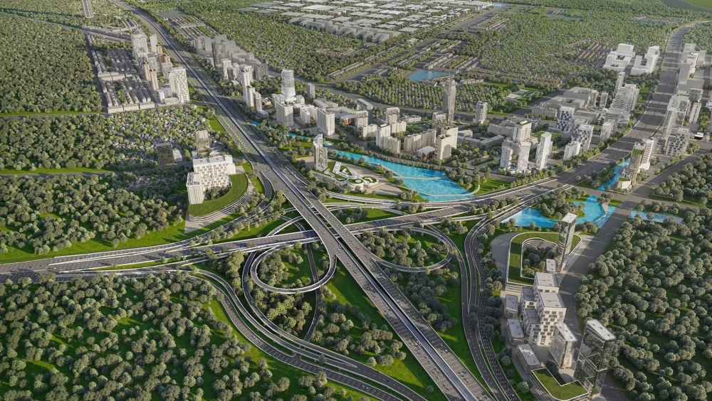 Phối cảnh dự án đường nối Sân bay Gia Bình trong tương lai Phối cảnh dự án đường nối Sân bay Gia Bình trong tương lai