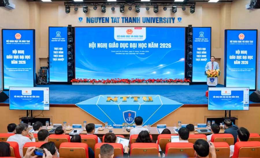 Phó Thủ tướng Lê Tiến Châu phát biểu tại Hội nghị Giáo dục đại học năm 2026.