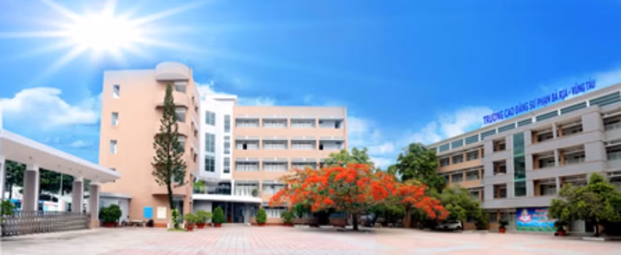 Trường Cao đẳng Sư phạm Bà Rịa - Vũng Tàu. Ảnh: Website nhà trường.