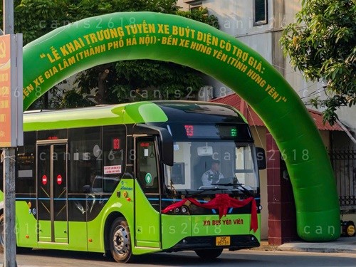 Lộ trình, giờ chạy tuyến xe buýt điện số 83 Hà Nội - Hưng Yên