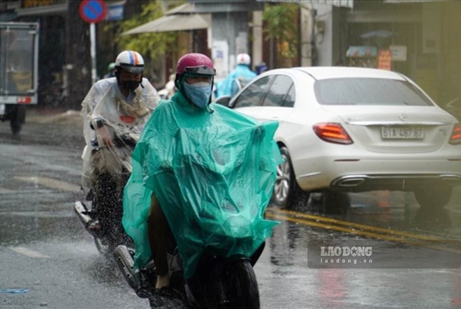 Dự báo khu vực mưa dông chiều và tối nay