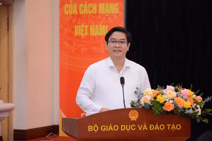 Ông Thái Văn Tài, Vụ trưởng Vụ Giáo dục phổ thông (Bộ GD&ĐT).